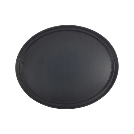 CHAROLA OVAL 56x68 CM NEGRA