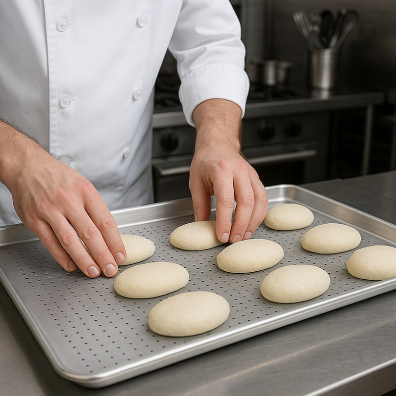 CHAROLA PERFO 18x26 ALUMINIO