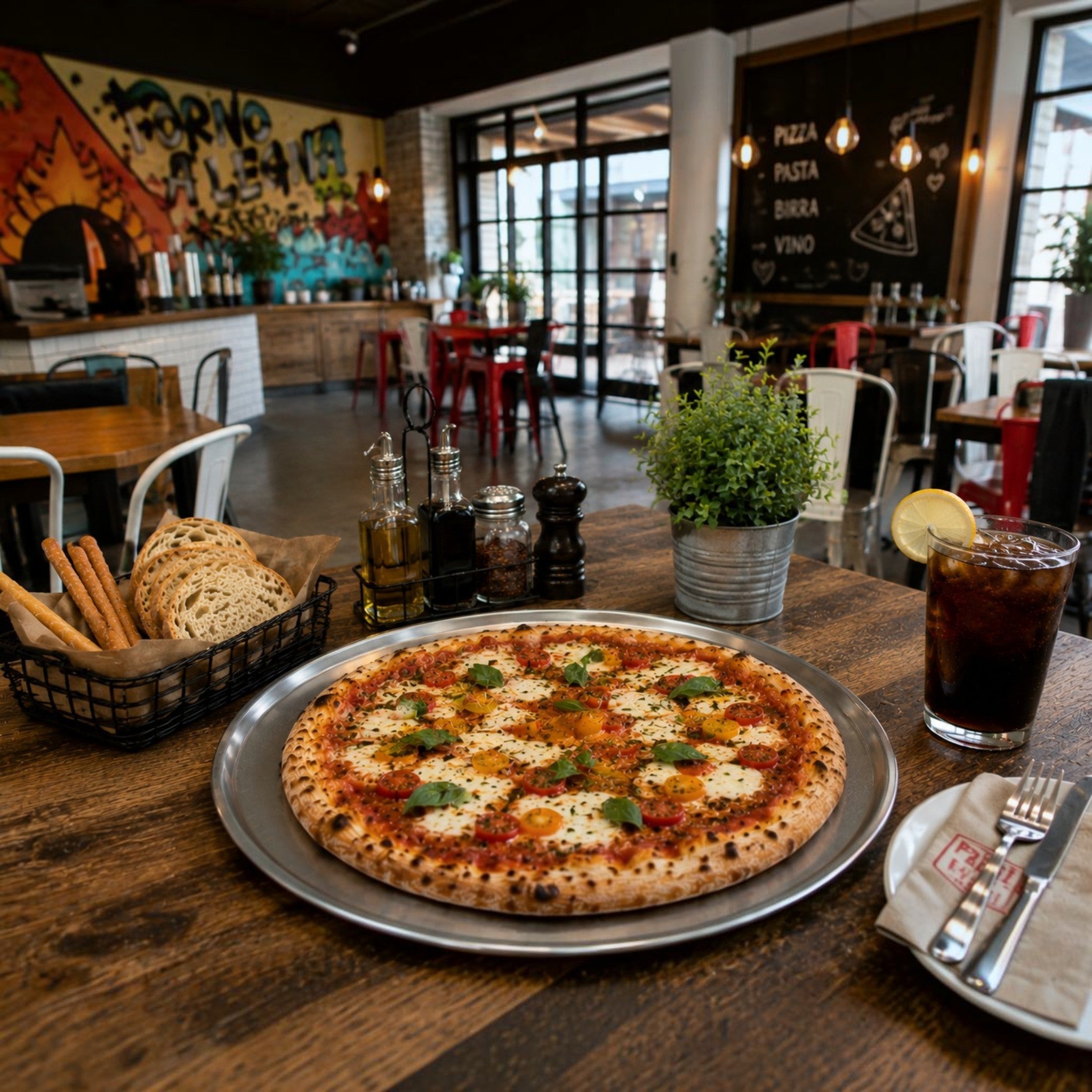CHAROLA RED PIZZA BORDE 10" ALUMINIO