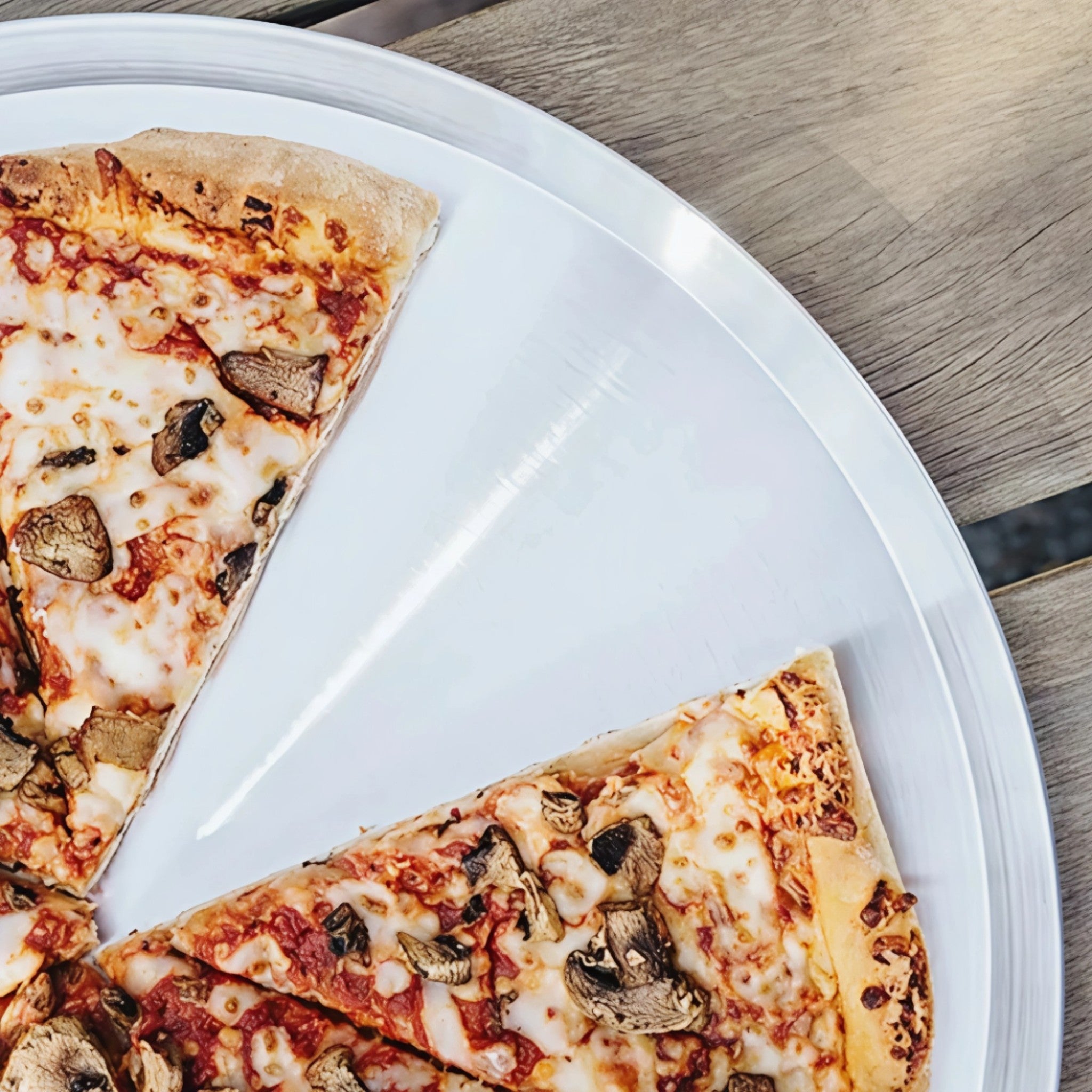 CHAROLA RED PIZZA BORDE 16" ALUMINIO