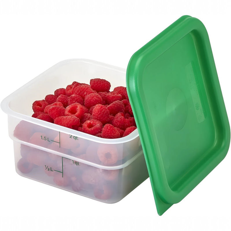 CONTENEDOR PP CUAD 02 QT TRANSLUCIDO