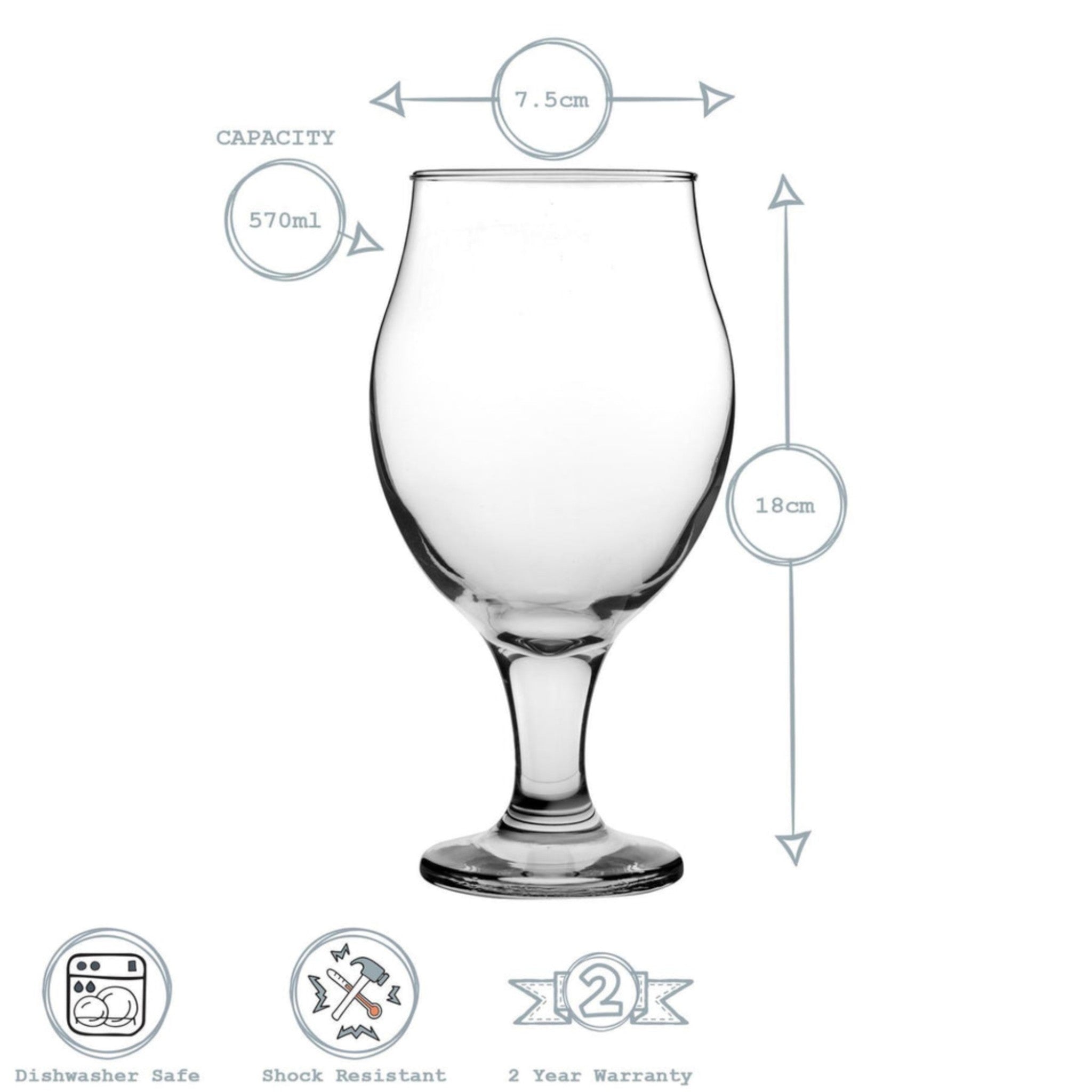 COPA LAV CERVECERA 19 OZ ANGELINA