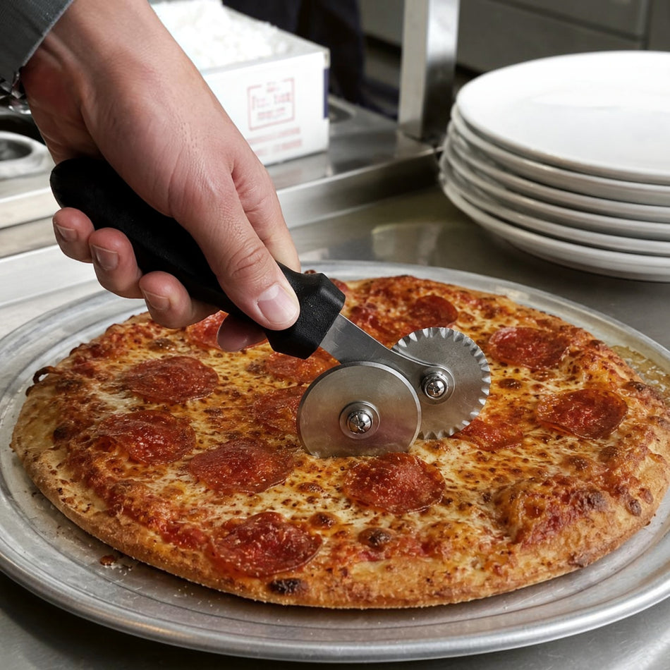 CORTADOR DE PIZZA DOBLE NEGRO