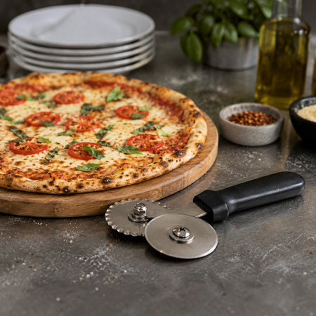 CORTADOR DE PIZZA DOBLE NEGRO