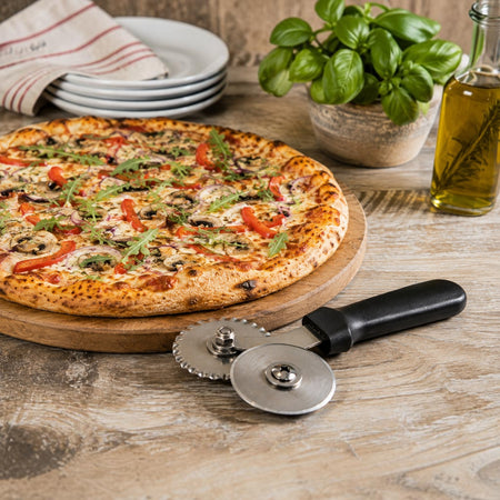 CORTADOR DE PIZZA DOBLE NEGRO