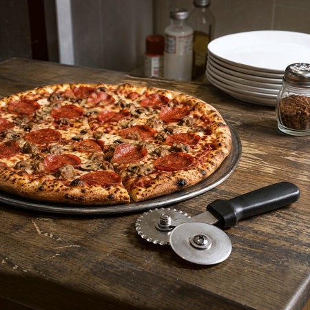 CORTADOR DE PIZZA DOBLE NEGRO