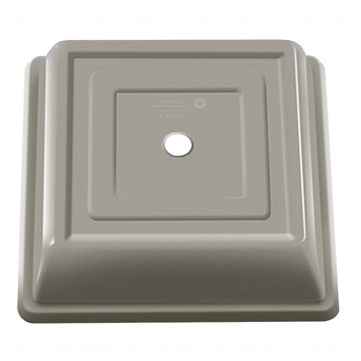 CUBRE PLATO 10x10" CUADRADO C/PERFO
