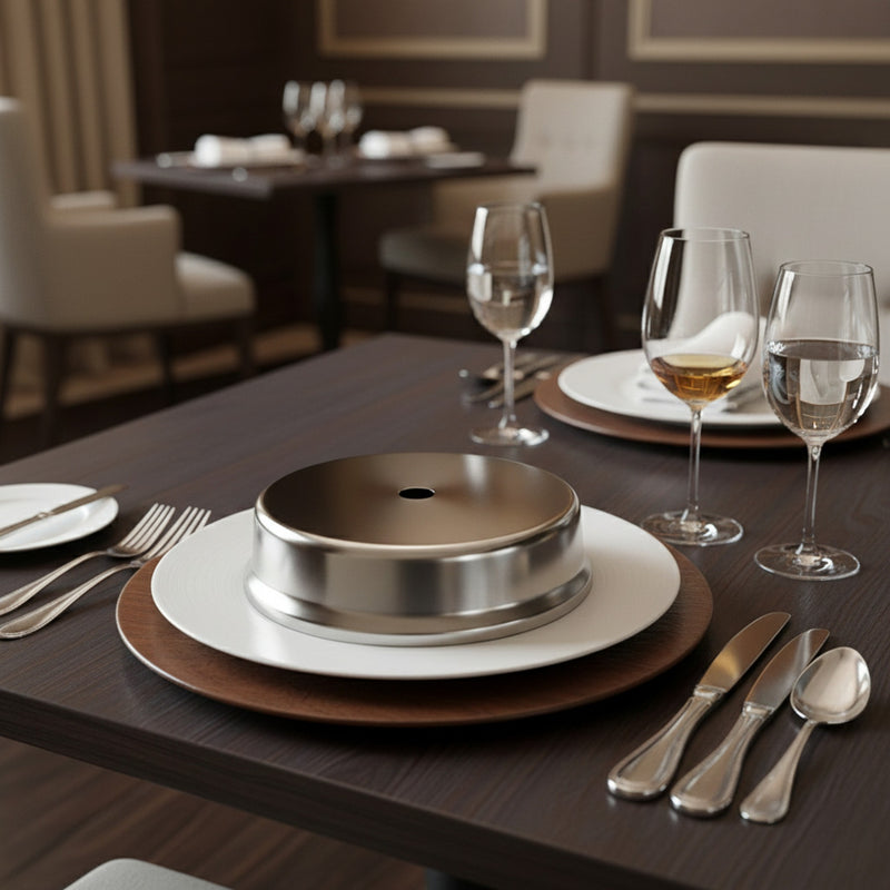 CUBRE PLATO 25.8 CM AC INOX