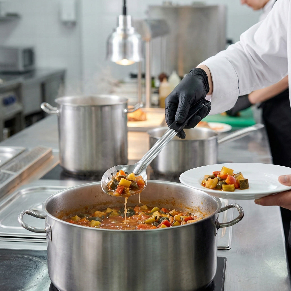 CUCHARA COCINA PERFO 15" AC INOX