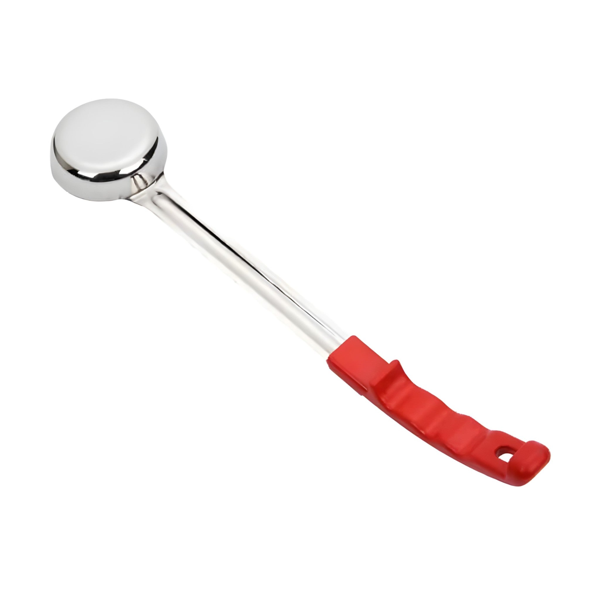 CUCHARA P/SERVIR 2 OZ AC INOX ROJO