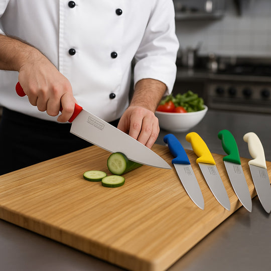 Cuchillo chef profesional de colores