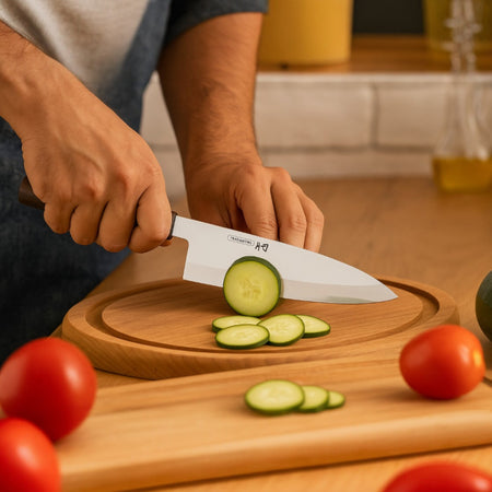 CUCHILLO DEBA 08" SUSHI SILVER
