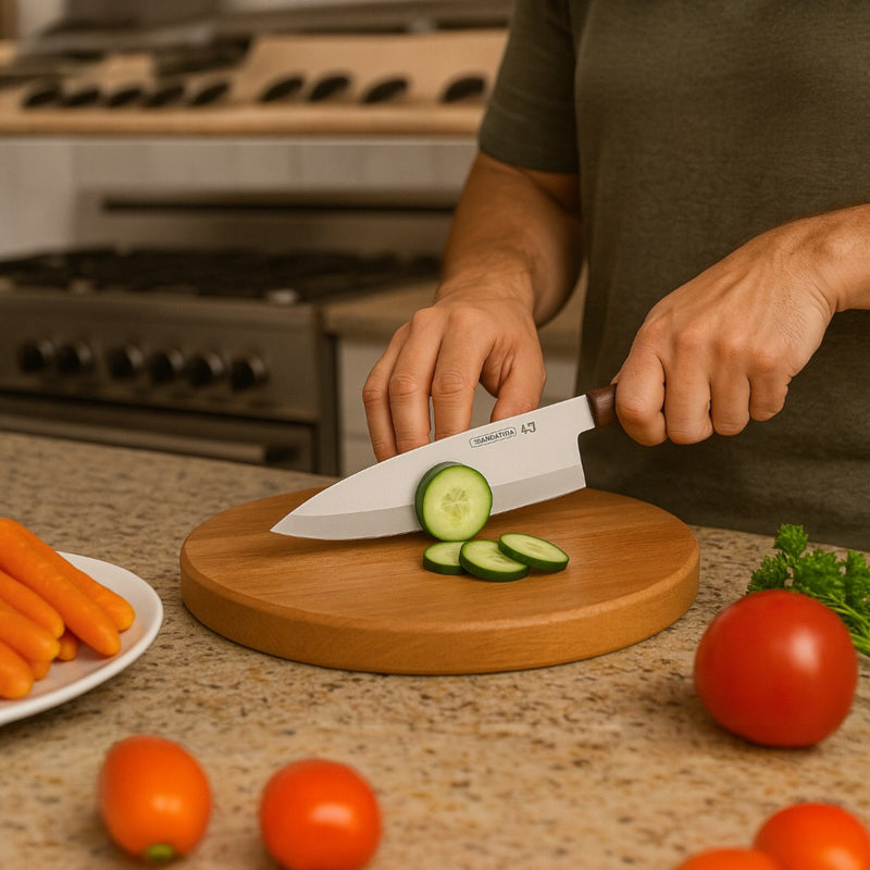 CUCHILLO DEBA 08" SUSHI SILVER