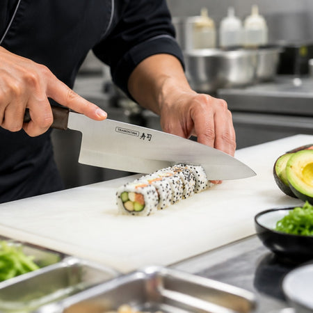 CUCHILLO DEBA 08" SUSHI SILVER