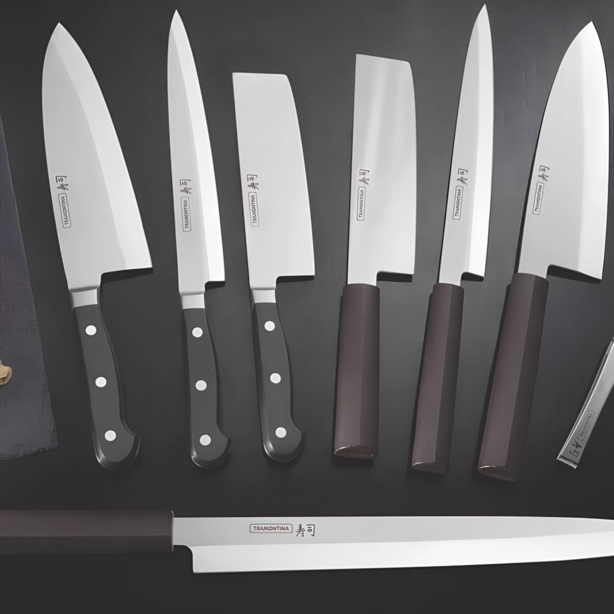 CUCHILLO NAKIRI 07" SUSHI SILVER