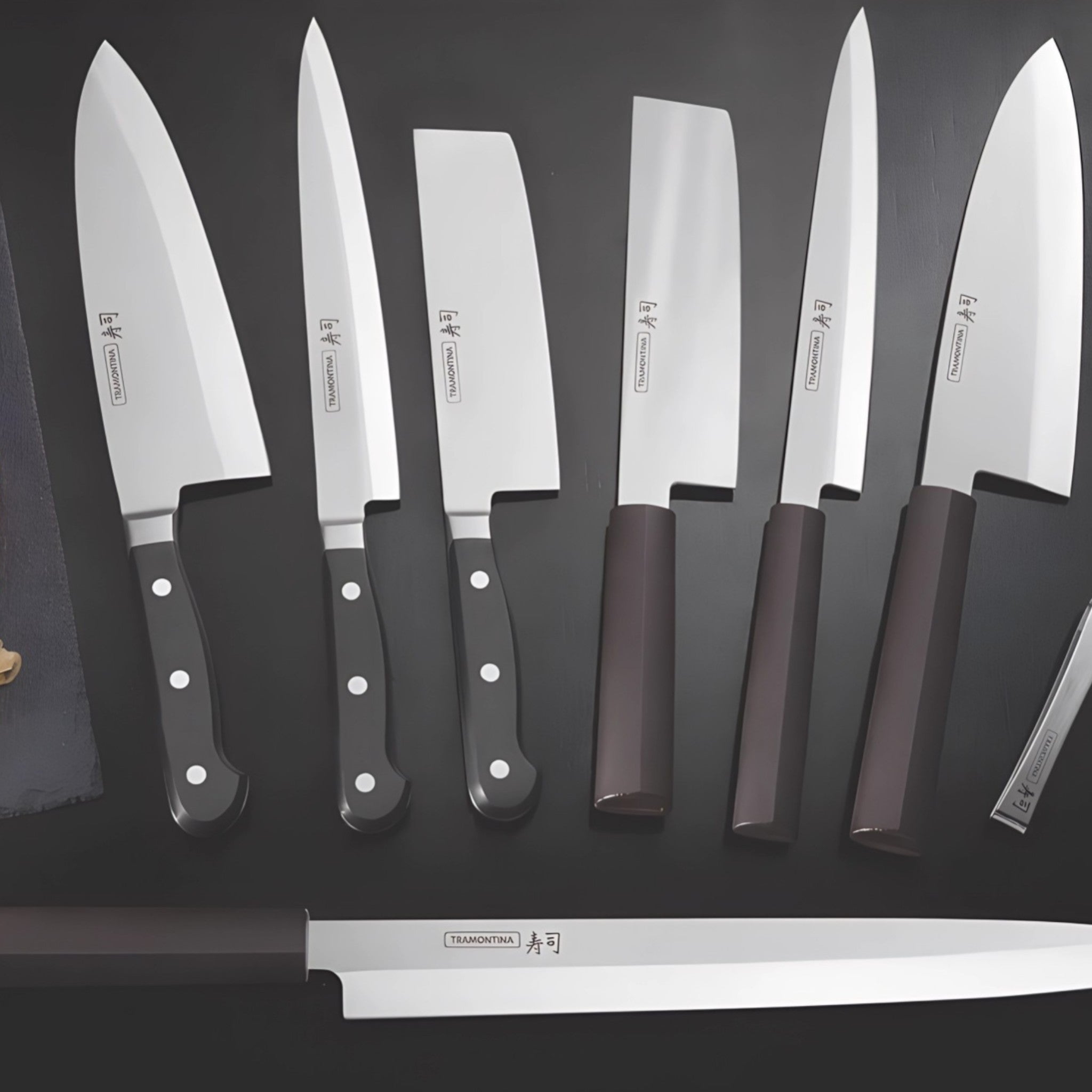 CUCHILLO NAKIRI 07" SUSHI SILVER