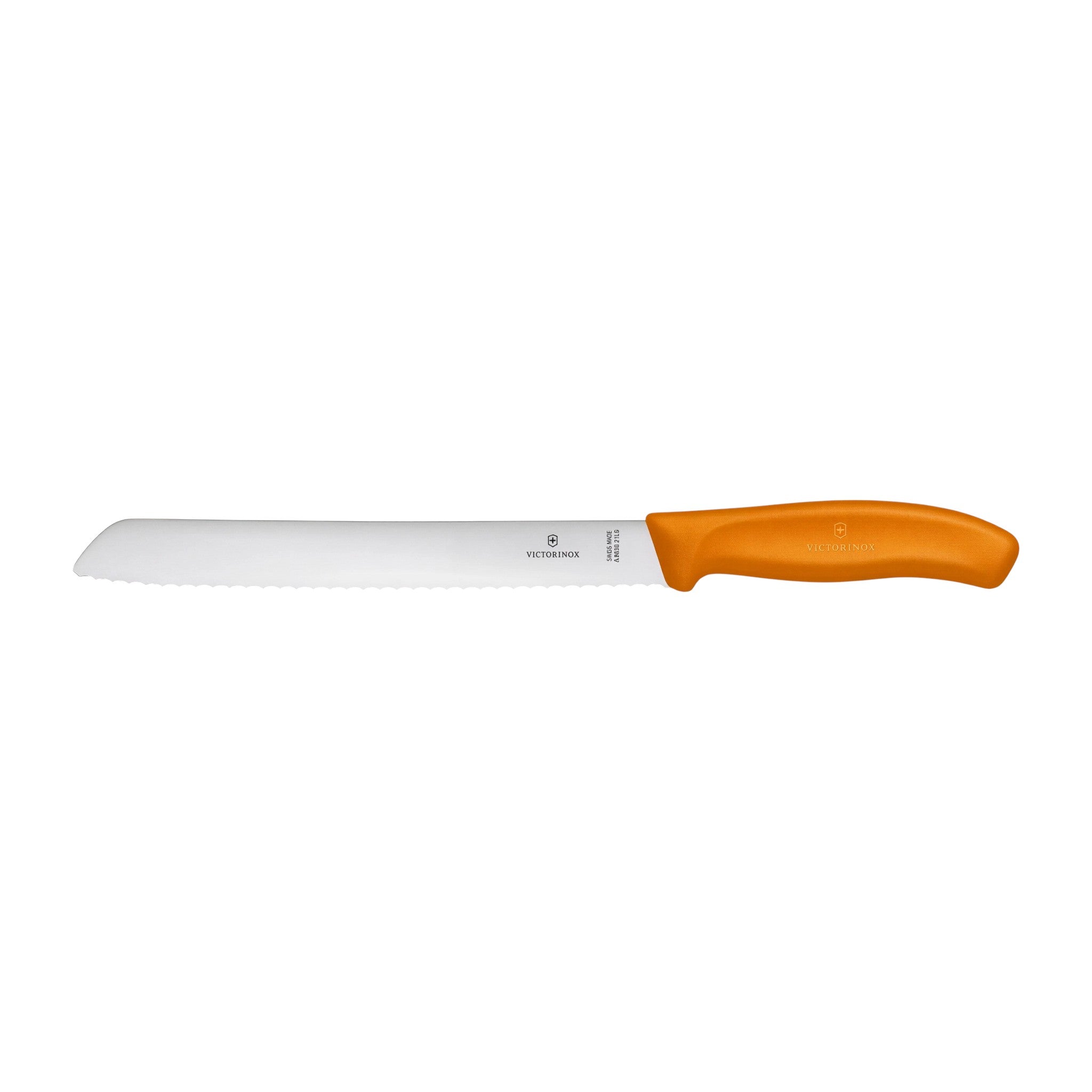 CUCHILLO PAN DENTADO 21 CM NARANJA