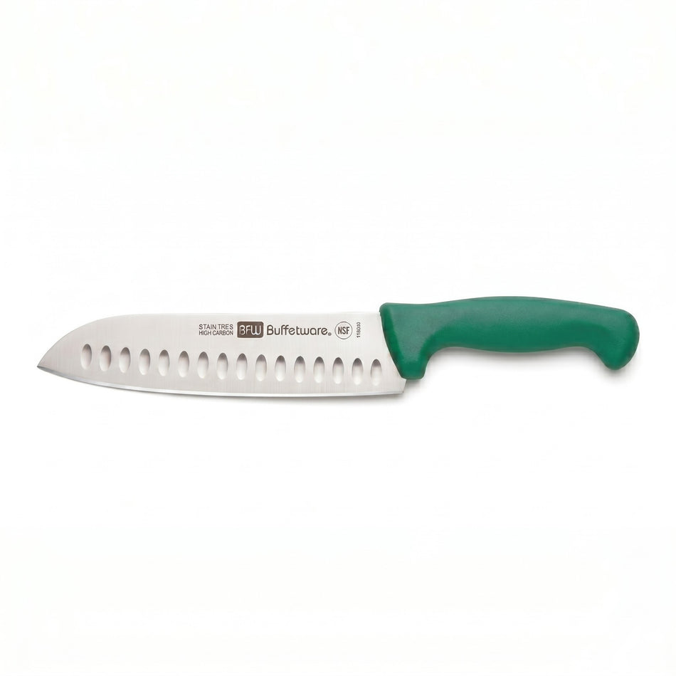 CUCHILLO SANTOKU 07" VERDE