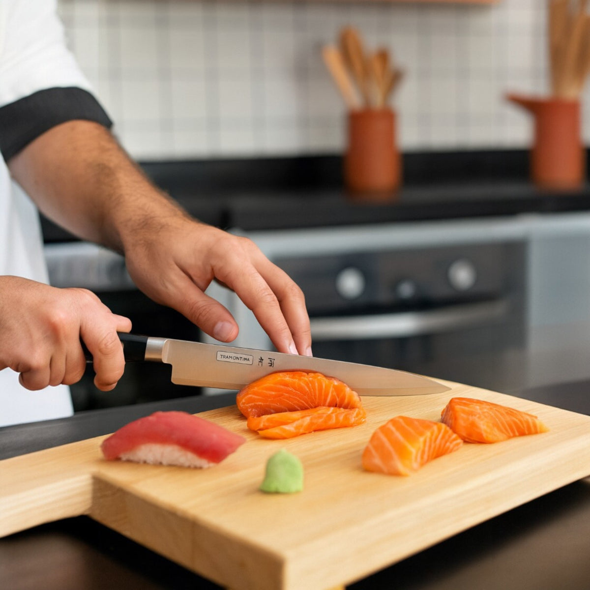 CUCHILLO YANAGIBA 09" SUSHI GOLD