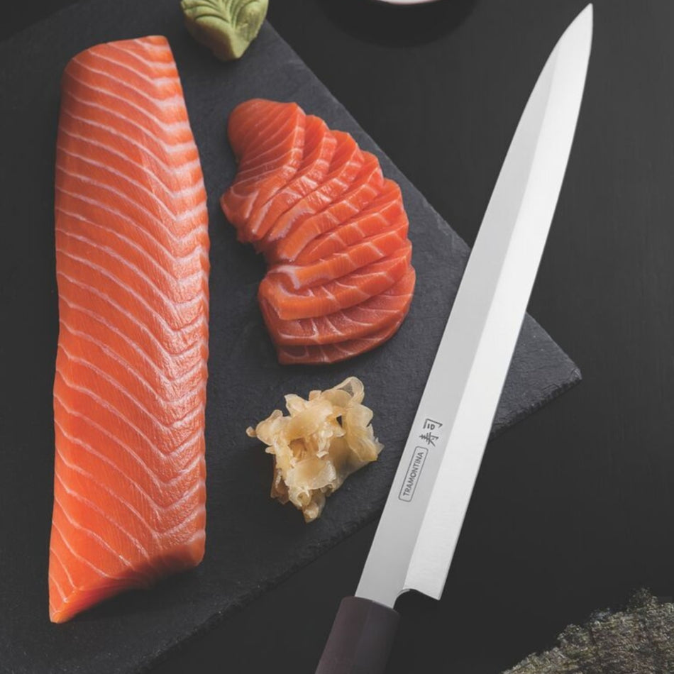 CUCHILLO YANAGIBA 13" SUSHI SILVER