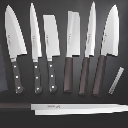 CUCHILLO YANAGIBA 13" SUSHI SILVER