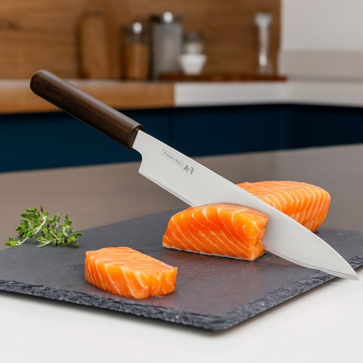 CUCHILLO YANAGIBA 13" SUSHI SILVER
