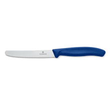 Cargar imagen en el visor de la galería, CUCHILLO 11 CM DENTADO AZUL
