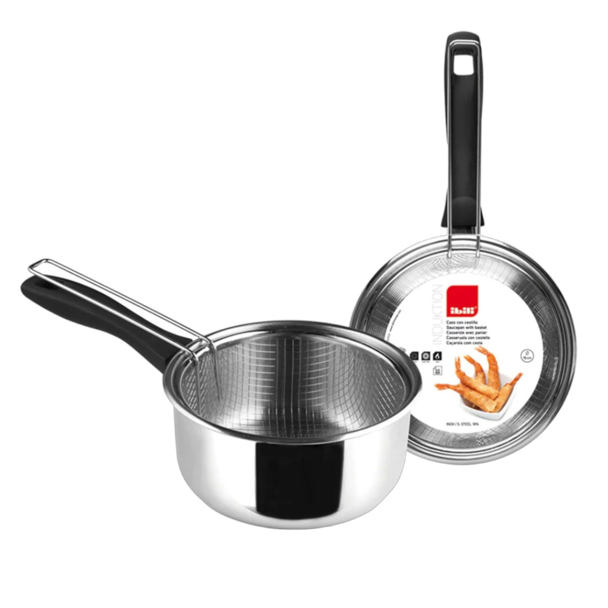 Cazo con cestillo Induktion 18 cm