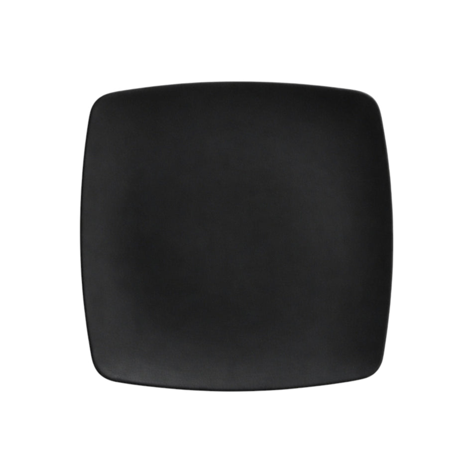 PLATO CUAD COUPE 25 CM NEGRO MATE
