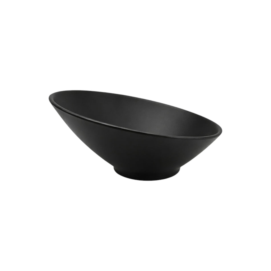 TAZON INCLINADO 25 CM NEGRO MATE