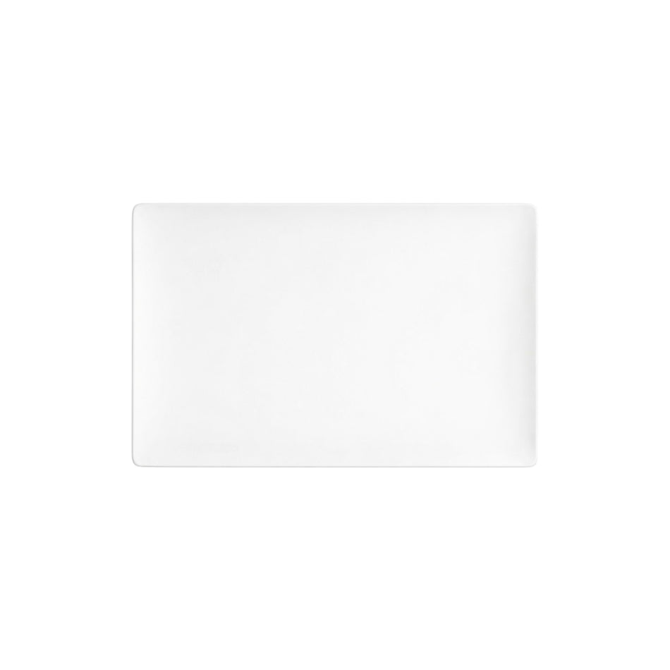 BANDEJA RECT 28x19 CM BCO MATE