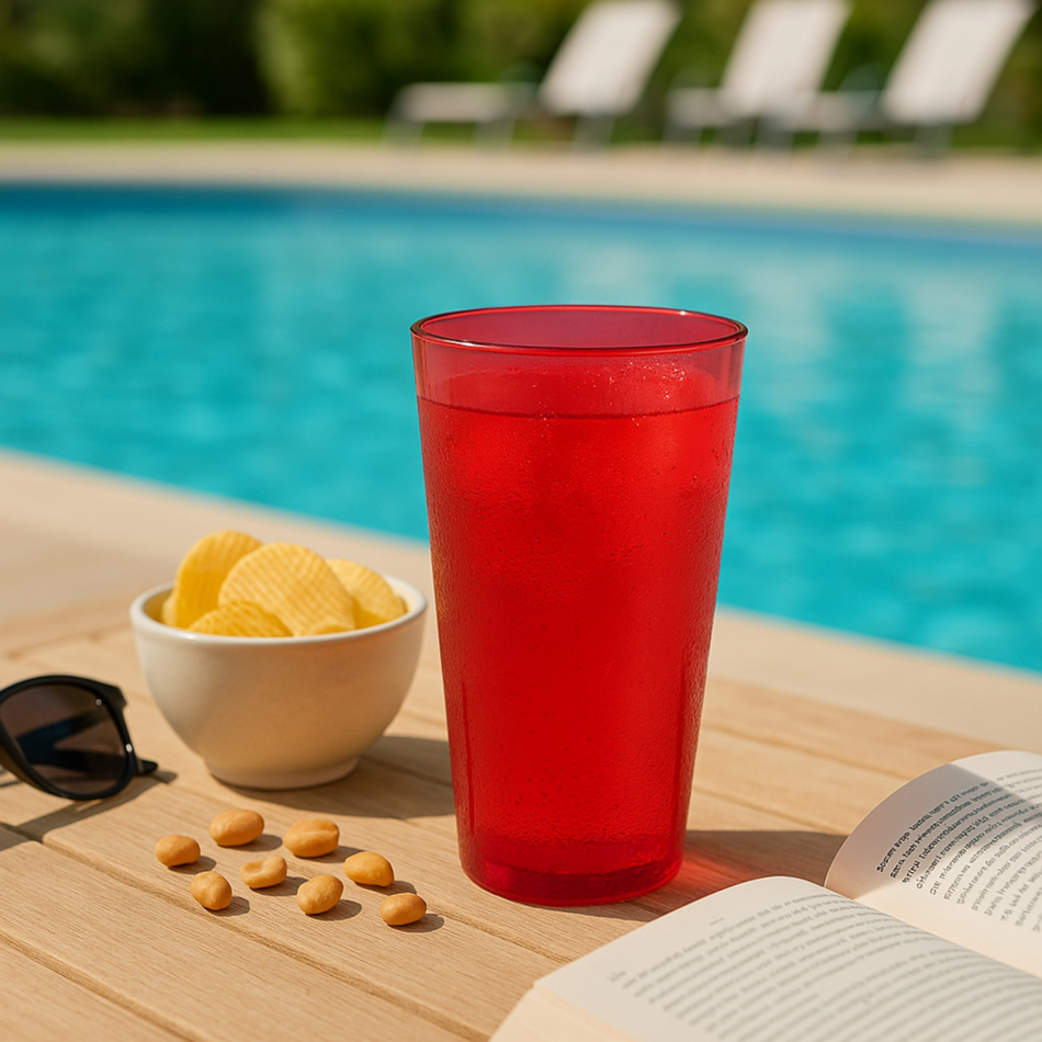 VASO TUMBLER 8.0 OZ / 237 ML ROJO