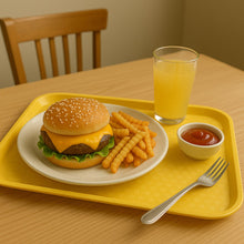 Cargar imagen en el visor de la galería, CHAROLA FAST FOOD 14x18&quot; AMARILLO
