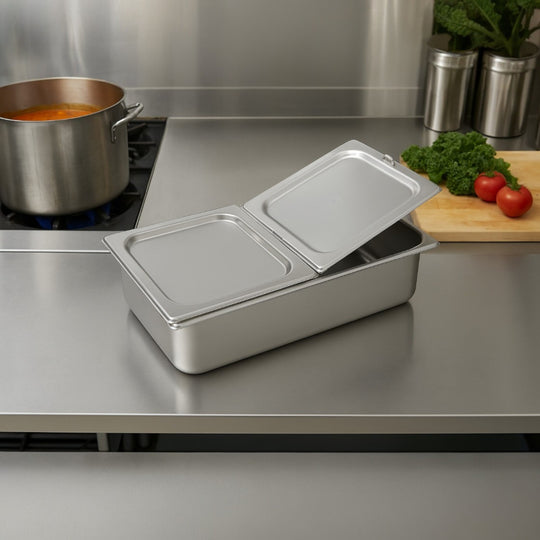 TAPA PLANA BISAGRA 1/1 AC INOX