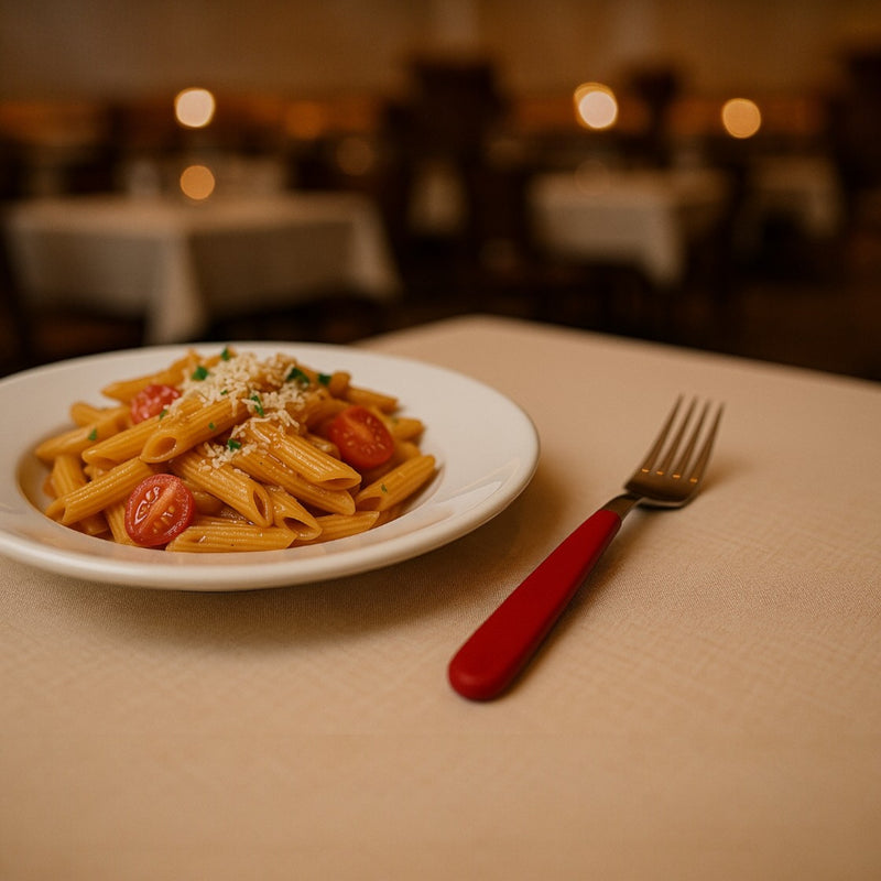 CARMEL TENEDOR DE MESA  ROJO