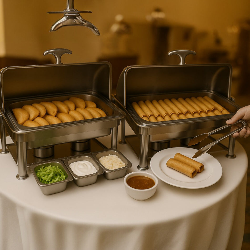 INSERTO AC INOX PERFO 1/1 x 4.0" BUFFET