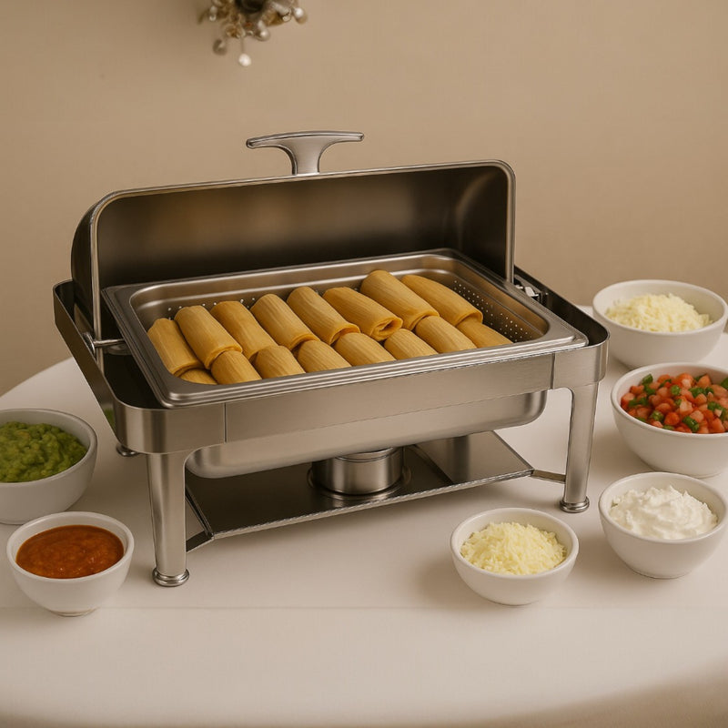 INSERTO AC INOX PERFO 1/1 x 4.0" BUFFET