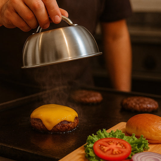 TAPA PARA PLANCHA GRILL 15.5 CM INOX
