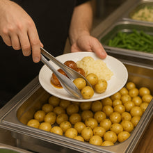 Cargar imagen en el visor de la galería, PINZA BUFFET AC INOX 30 CM /12 PG
