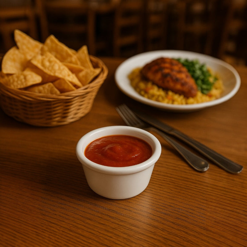 RAMEKIN LISO BLANCO 3-1/8 PG 3.5 OZ
