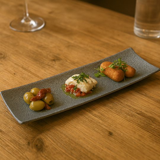 HORECA BANDEJA CANOA 40 CM GRAY