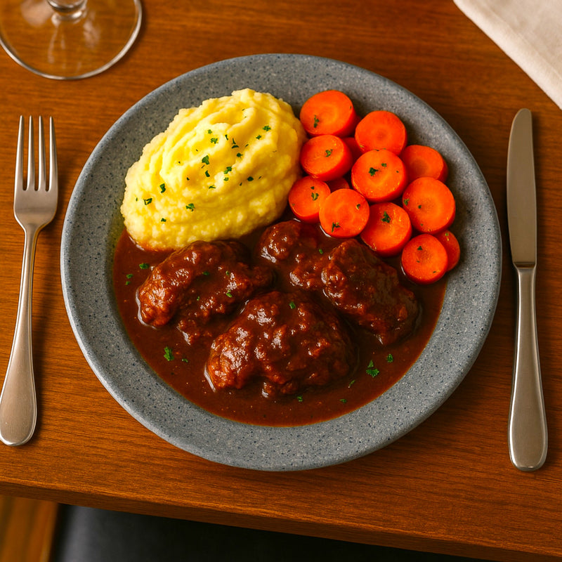 HORECA PLATO TRINCHE 09" GRAY 23 CM