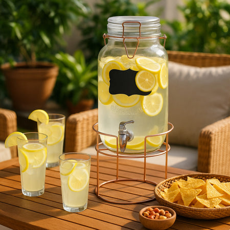 DISPENSADOR 3.5 LT C/TAPA CLIP Y BASE