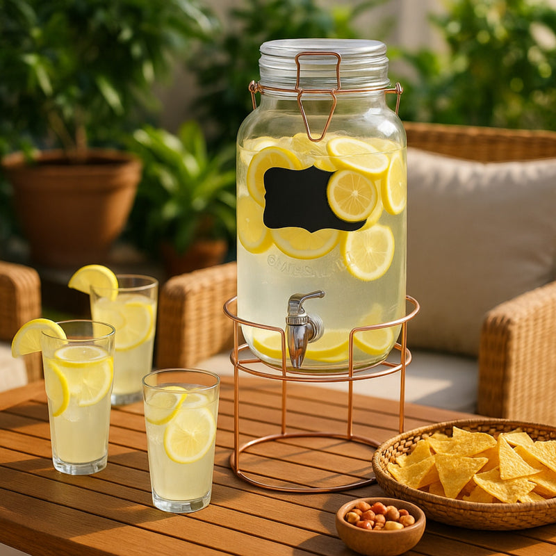 DISPENSADOR 3.5 LT C/TAPA CLIP Y BASE