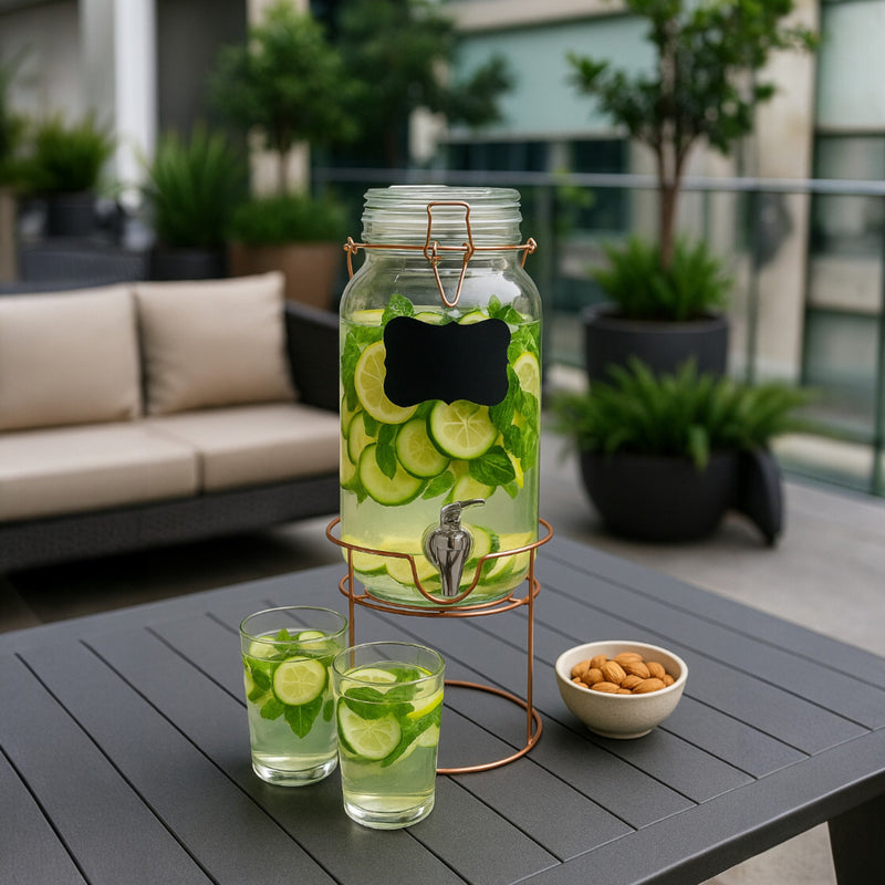 DISPENSADOR 3.5 LT C/TAPA CLIP Y BASE