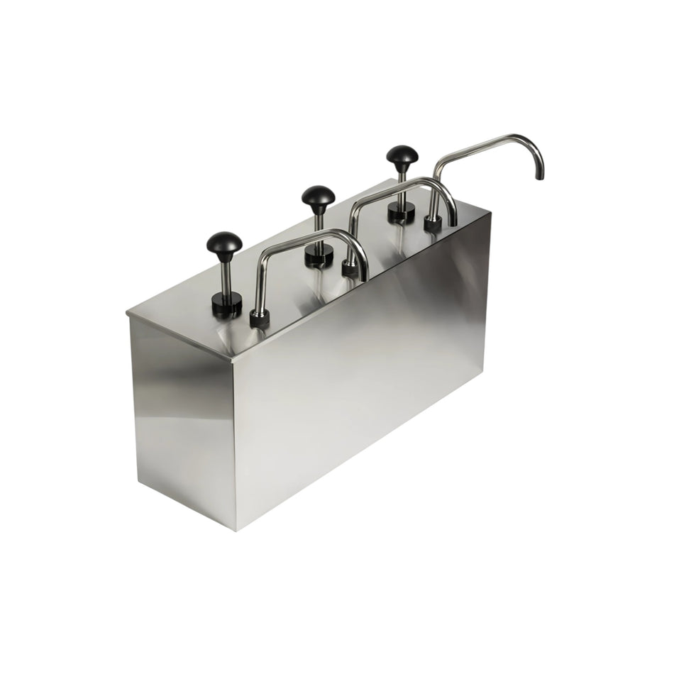 DISPENSADOR C/3 ESTACIONES 3 LT C/U AC INOX