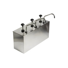 Cargar imagen en el visor de la galería, DISPENSADOR C/3 ESTACIONES 3 LT C/U AC INOX
