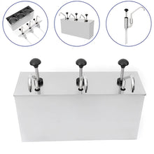 Cargar imagen en el visor de la galería, DISPENSADOR C/3 ESTACIONES 3 LT C/U AC INOX
