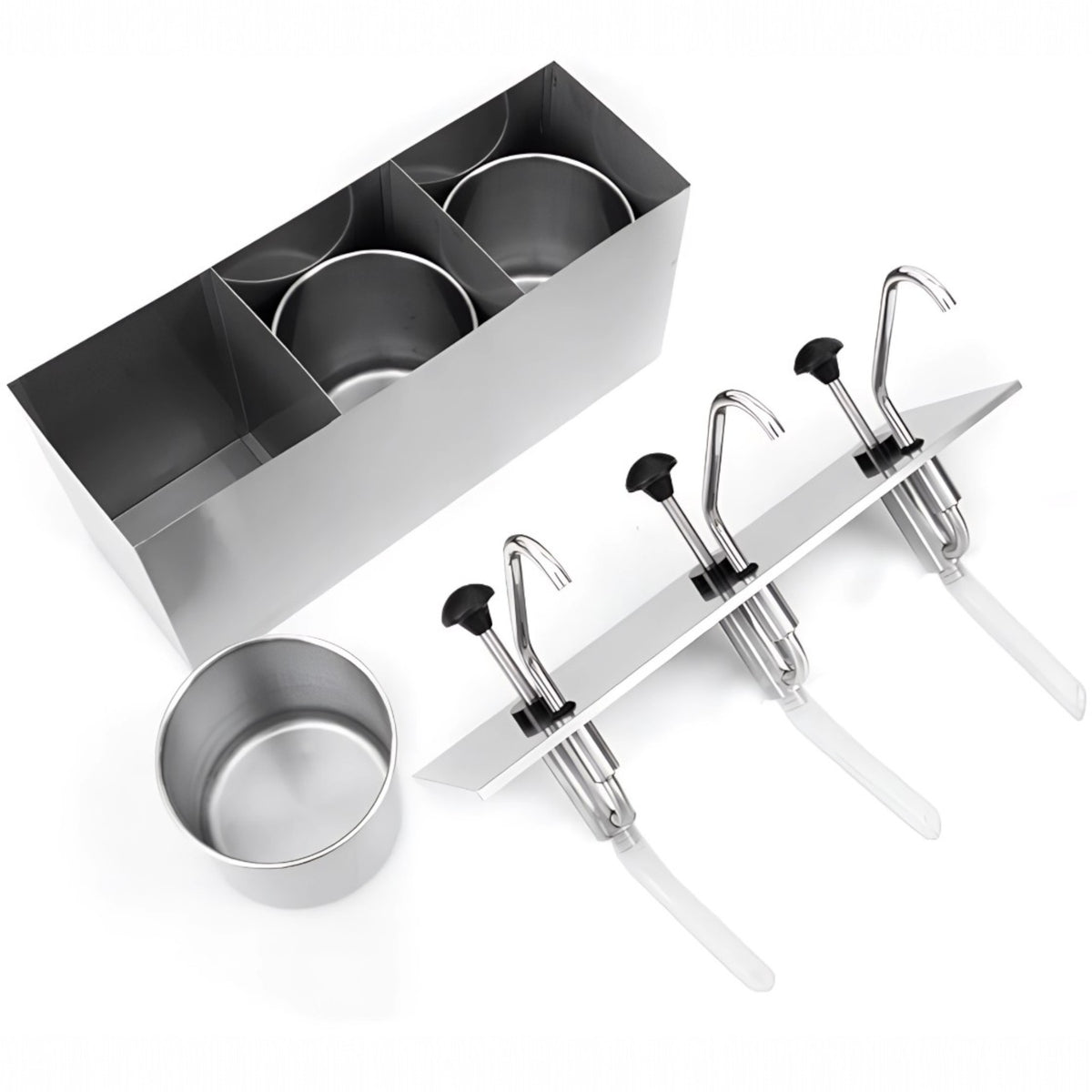 DISPENSADOR C/3 ESTACIONES 3 LT C/U AC INOX