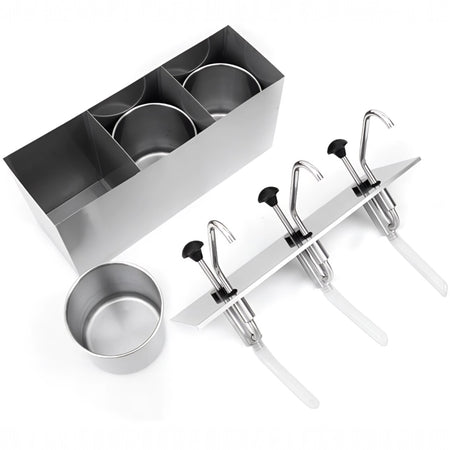 DISPENSADOR C/3 ESTACIONES 3 LT C/U AC INOX